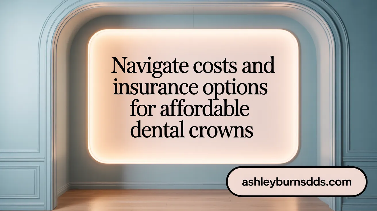 Navigate Costs and Insurance Options for Affordable Dental Crowns