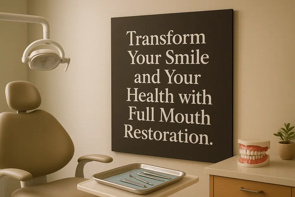 Transform Your Smile and Your Health with Full Mouth Restoration.