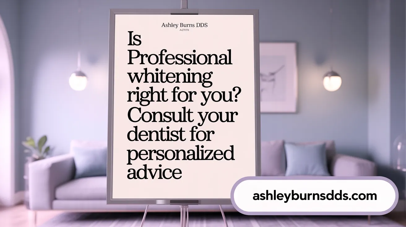 Is Professional Whitening Right for You? Consult Your Dentist for Personalized Advice