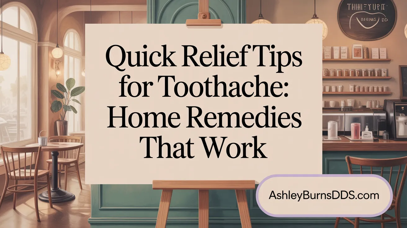 Quick Relief Tips for Toothache: Home Remedies That Work
