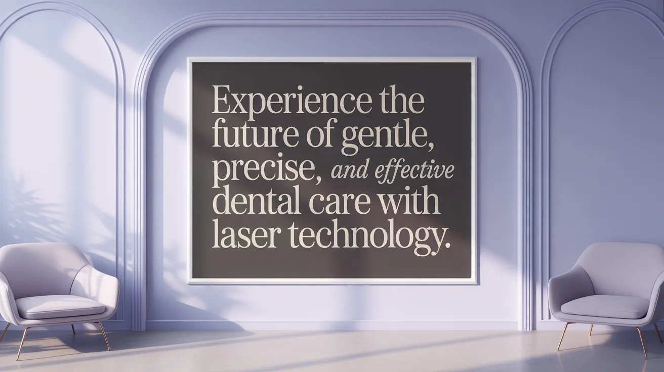 Experience the future of gentle, precise, and effective dental care with laser technology.