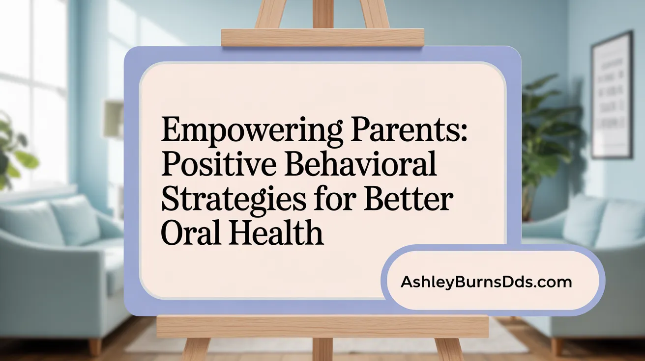 Empowering Parents: Behavioral Strategies for Better Oral Health