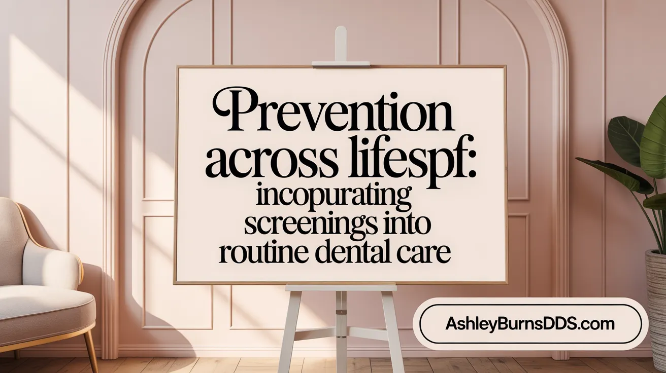 Prevention Across Lifespan: Incorporating Screenings into Routine Dental Care