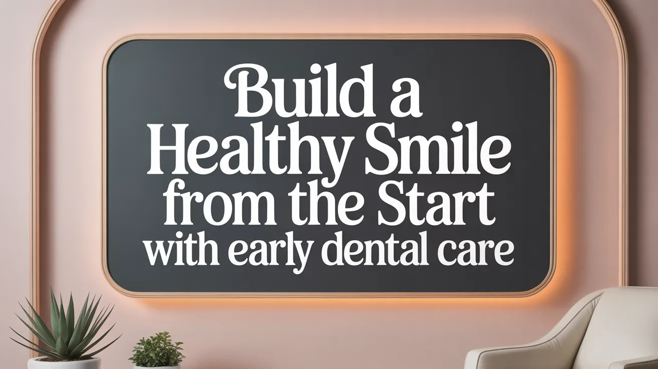 Build a Healthy Smile From the Start with Early Dental Care