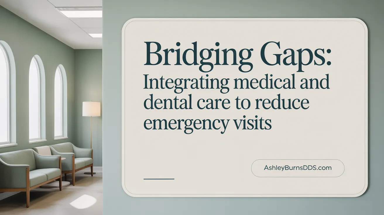 Bridging Gaps: Integrating Medical and Dental Care to Reduce Emergency Visits