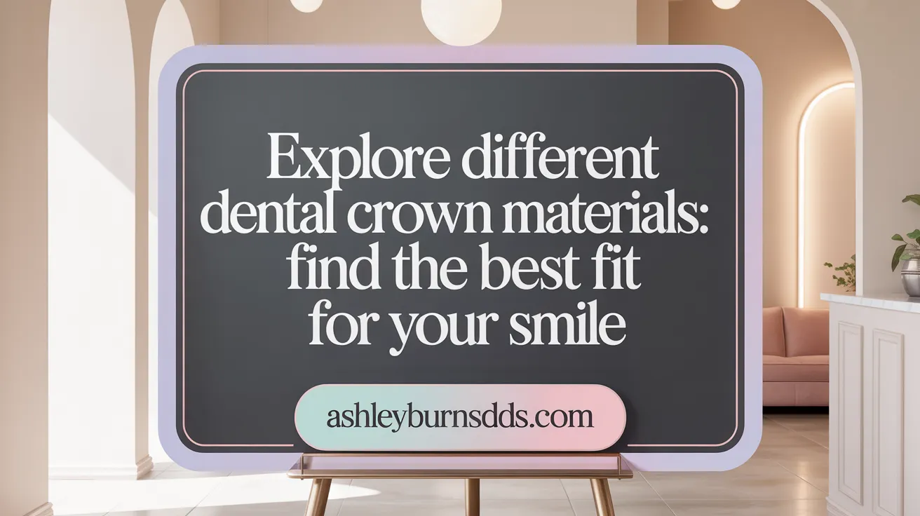 Explore Different Dental Crown Materials: Find the Best Fit for Your Smile