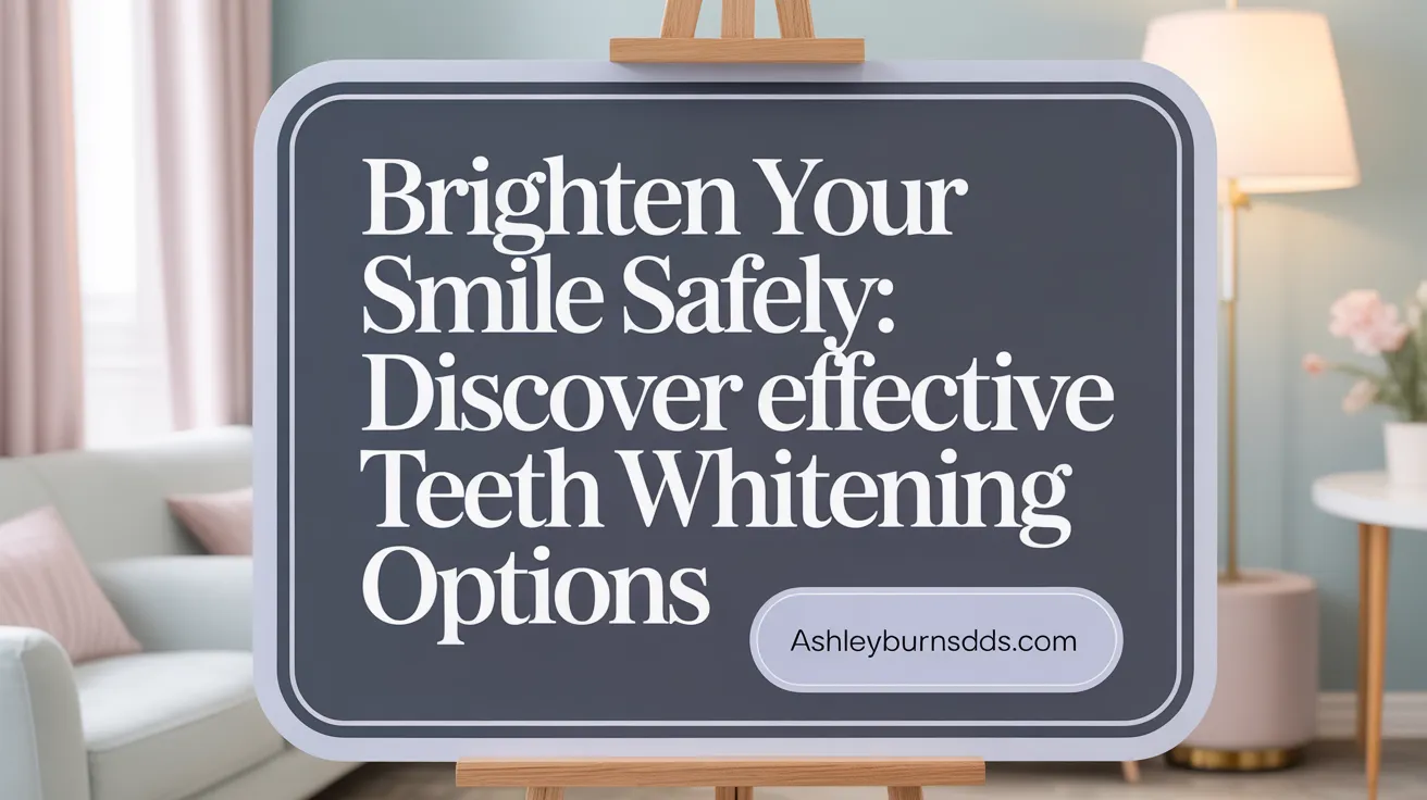 Brighten Your Smile Safely: Discover Effective Teeth Whitening Options