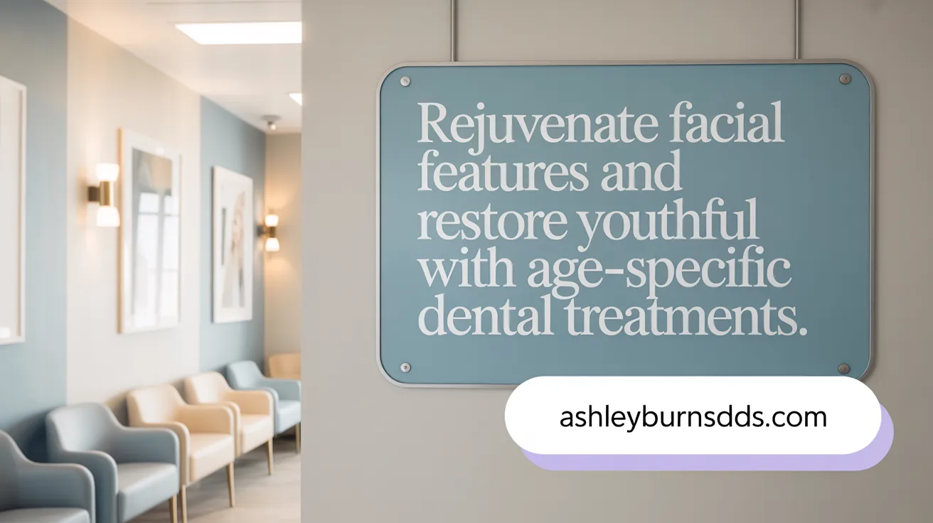 Rejuvenate facial features and restore youthful support with age-specific dental treatments.