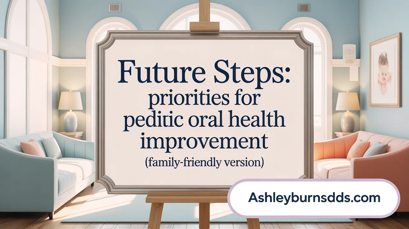 Future Steps: Priorities for Pediatric Oral Health Improvement