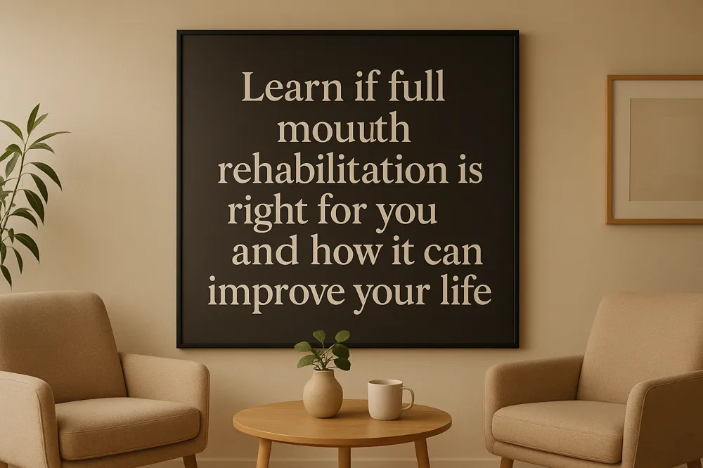 Learn if full mouth rehabilitation is right for you and how it can improve your life