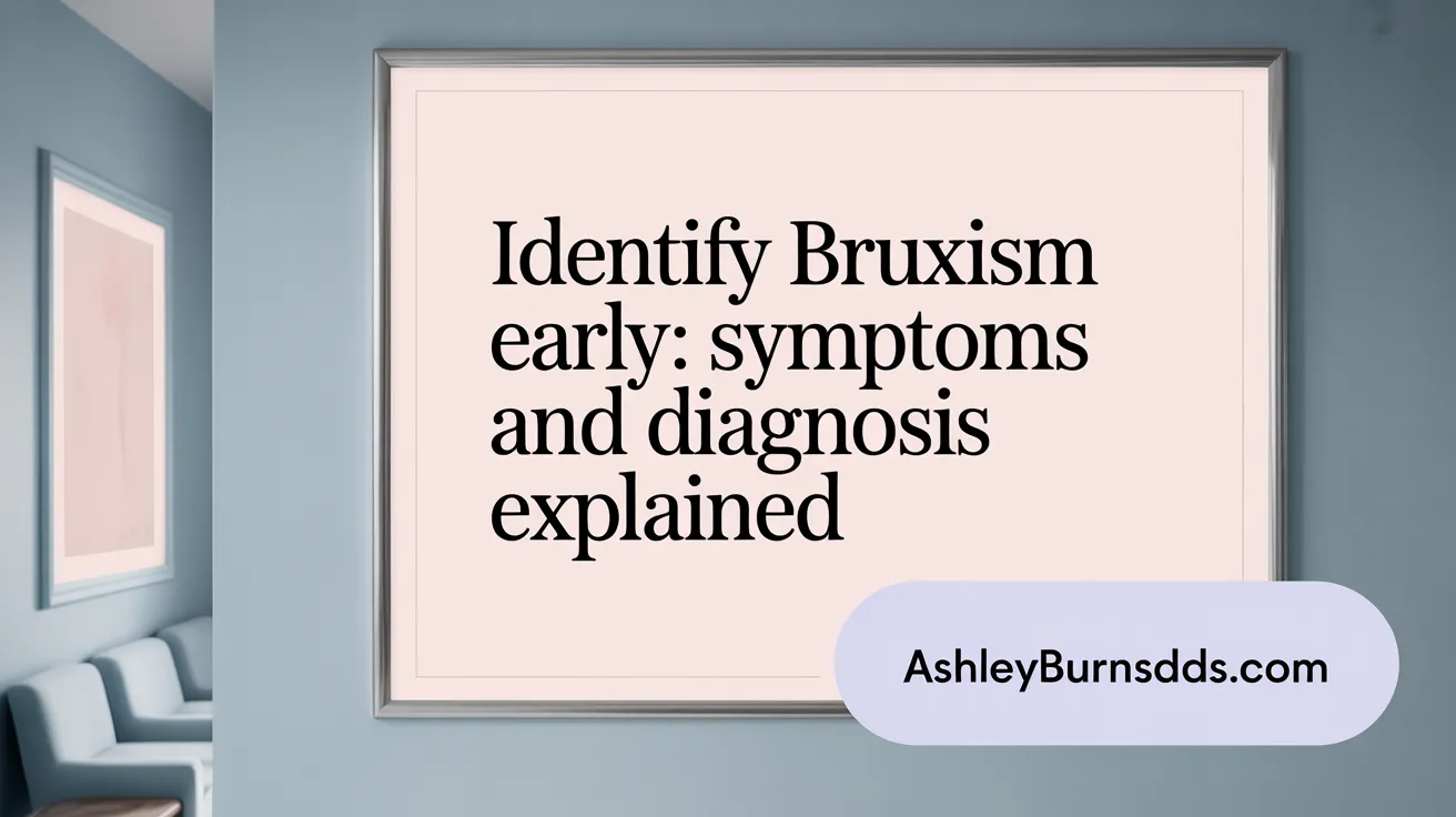 Identify bruxism early: Symptoms and diagnosis explained