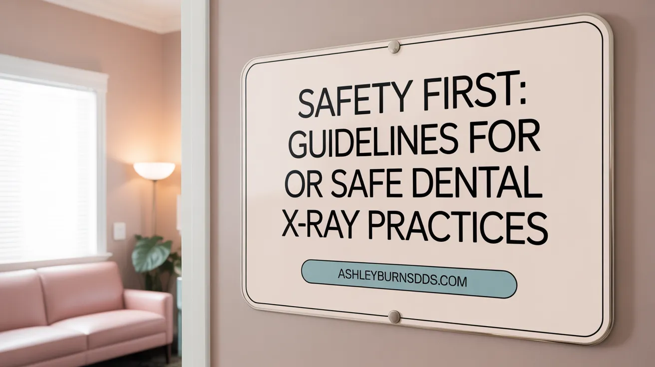 Safety First: Guidelines for Safe Dental X-Ray Practices