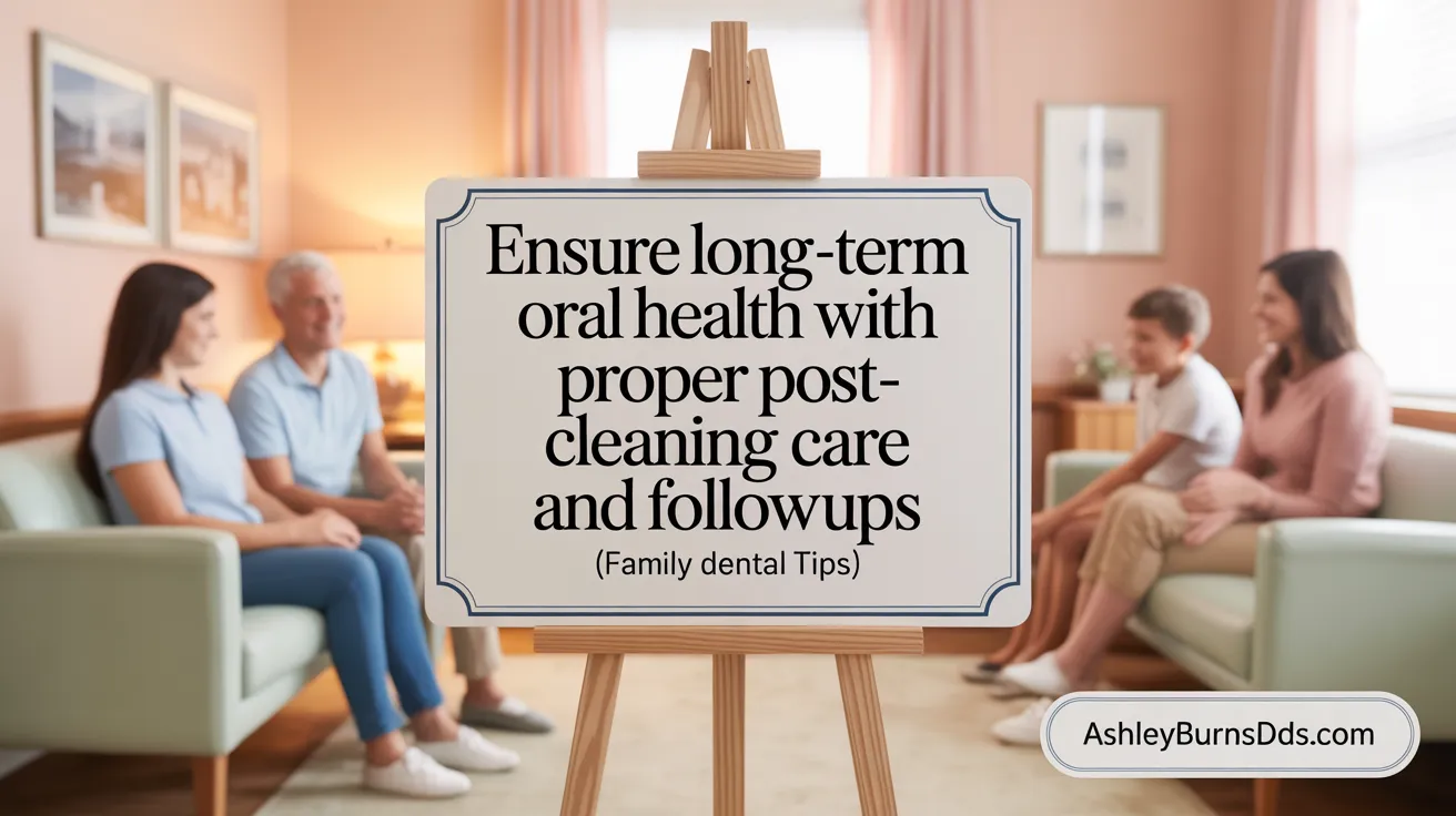 Ensure Long-Term Oral Health with Proper Post-Cleaning Care and Follow-Ups