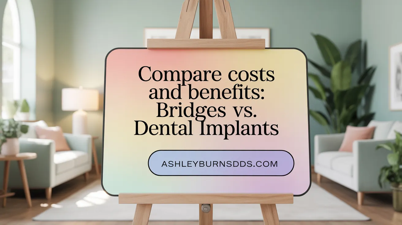Compare Costs and Benefits: Bridges vs. Implants