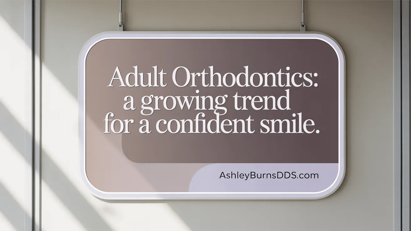 Adult Orthodontics: A Growing Trend for a Confident Smile