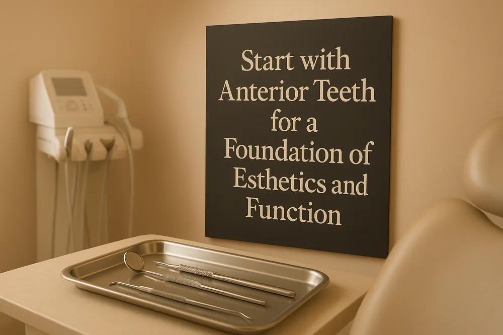 Start with Anterior Teeth for a Foundation of Esthetics and Function