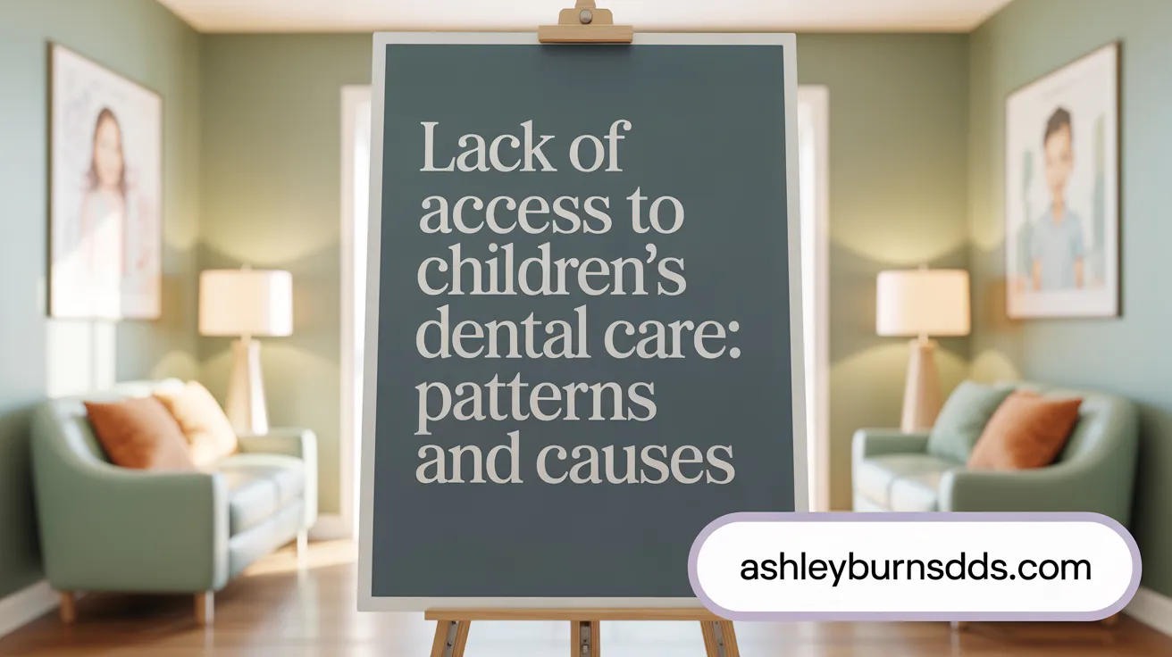 Disparities in Children's Dental Health: Patterns and Causes