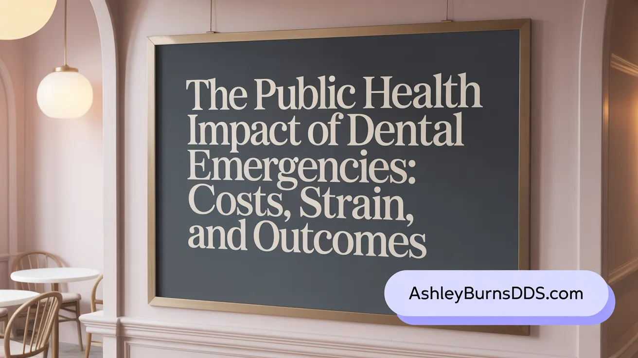 The Public Health Impact of Dental Emergencies: Costs, Strain, and Outcomes