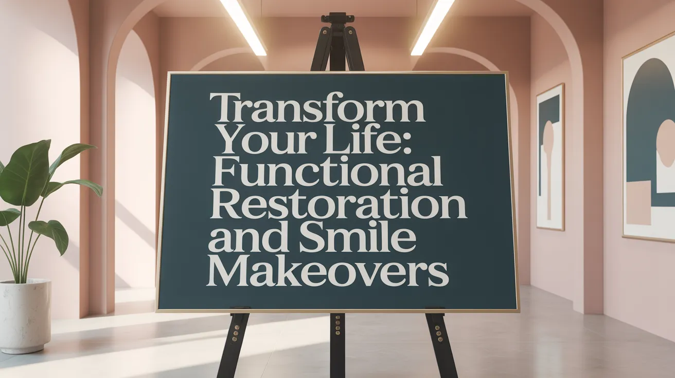 Transform Your Life: Functional Restoration and Smile Makeovers