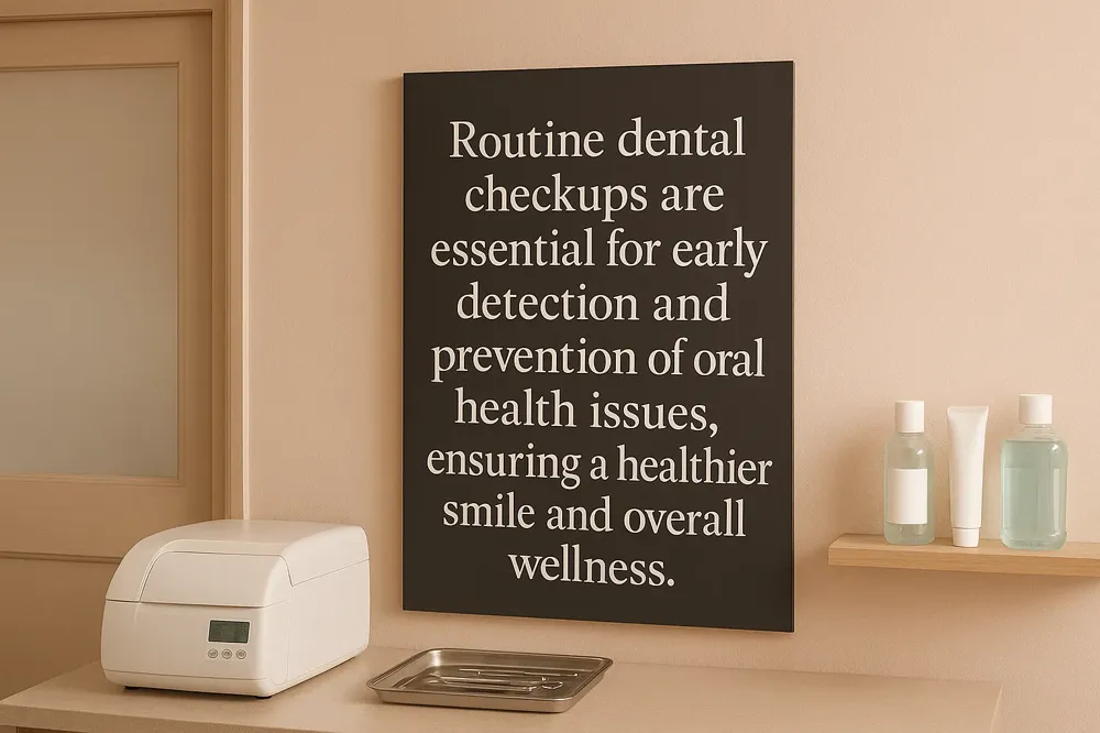 Routine dental checkups are essential for early detection and prevention of oral health issues, ensuring a healthier smile and overall wellness.
