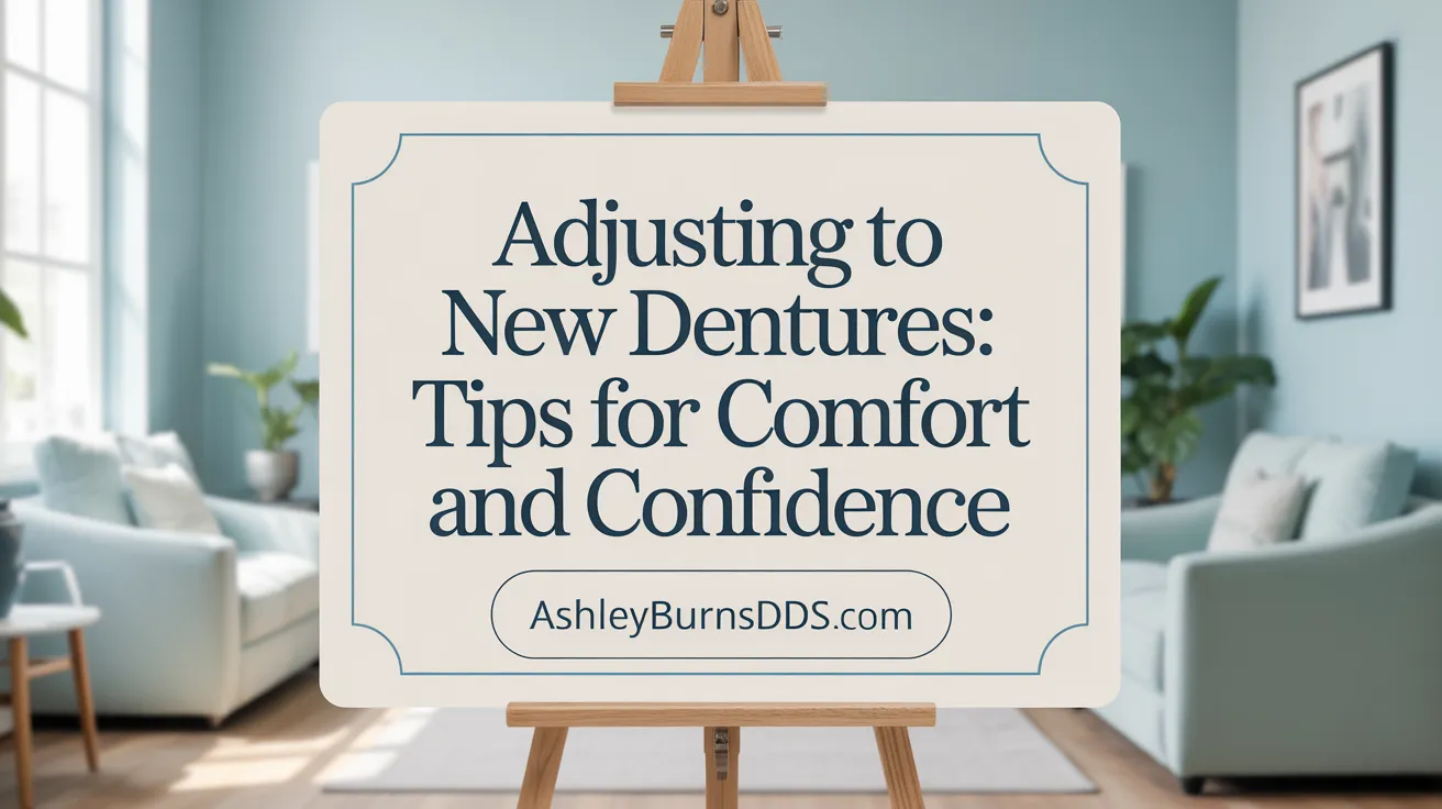 Adjusting to New Dentures: Tips for Comfort and Confidence