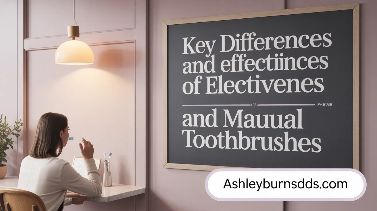 Key Differences and Effectiveness of Electric and Manual Toothbrushes