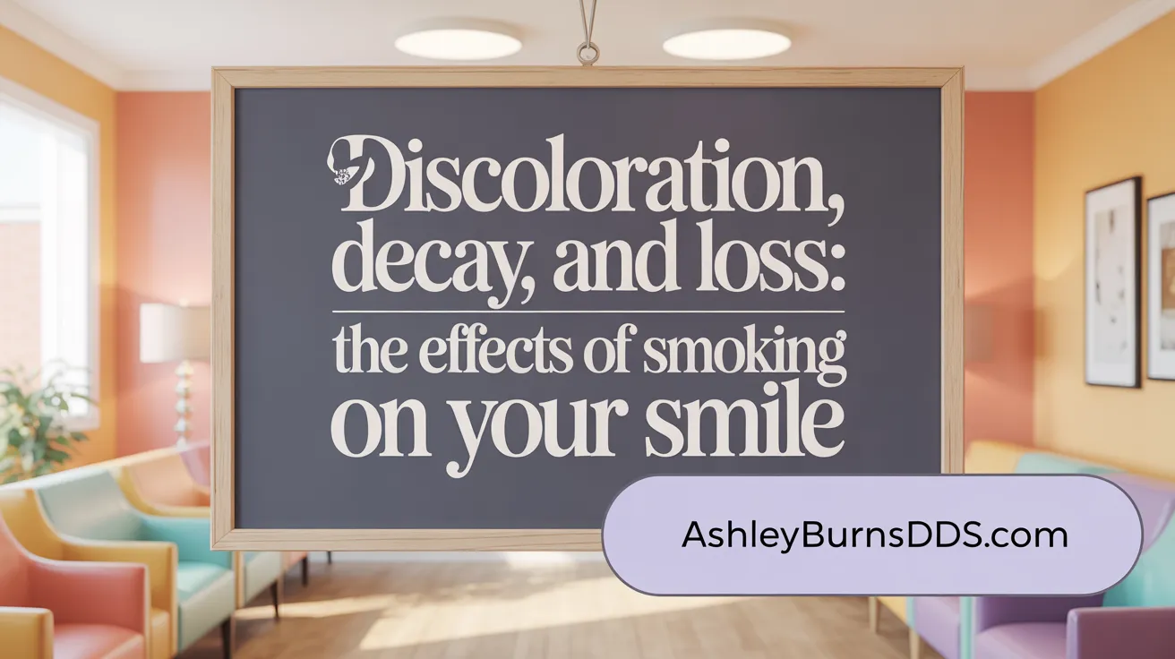 Discoloration, Decay, and Loss: Smoking's Toll on Your Smile