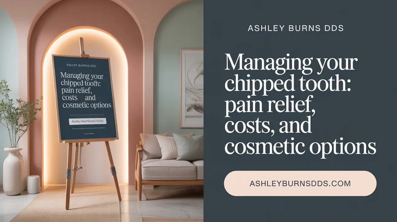 Managing Your Chipped Tooth: Pain Relief, Costs, and Cosmetic Options