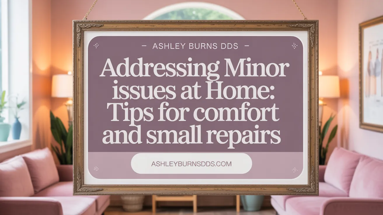 Addressing Minor Issues at Home: Relief for Sore Spots and Small Damage