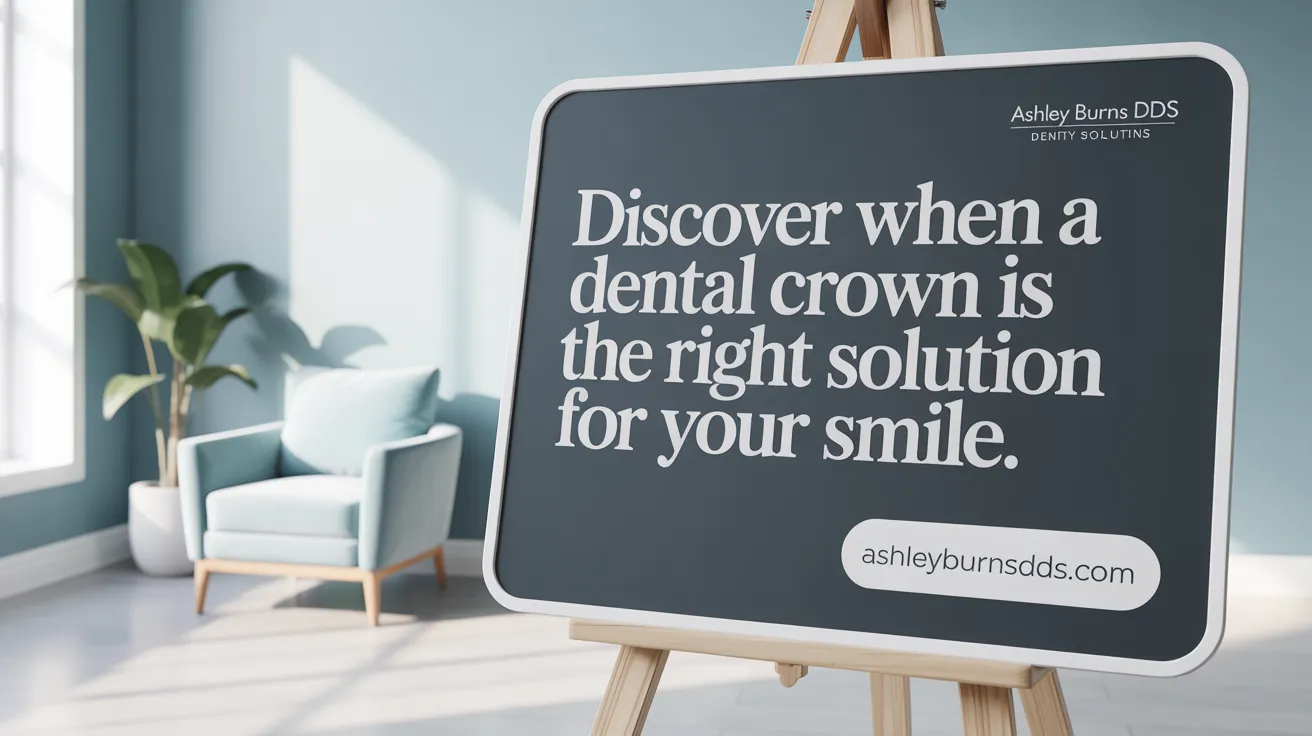 Discover When a Dental Crown Is the Right Solution for Your Smile