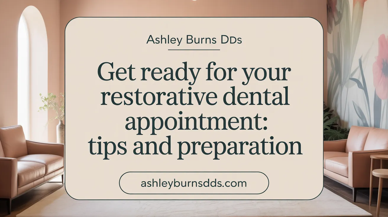 Get Ready for Your Restorative Dental Appointment: Tips and Preparation