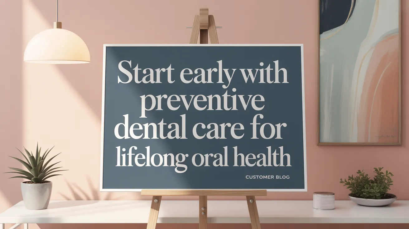 Start Early with Preventive Dental Care for Lifelong Oral Health