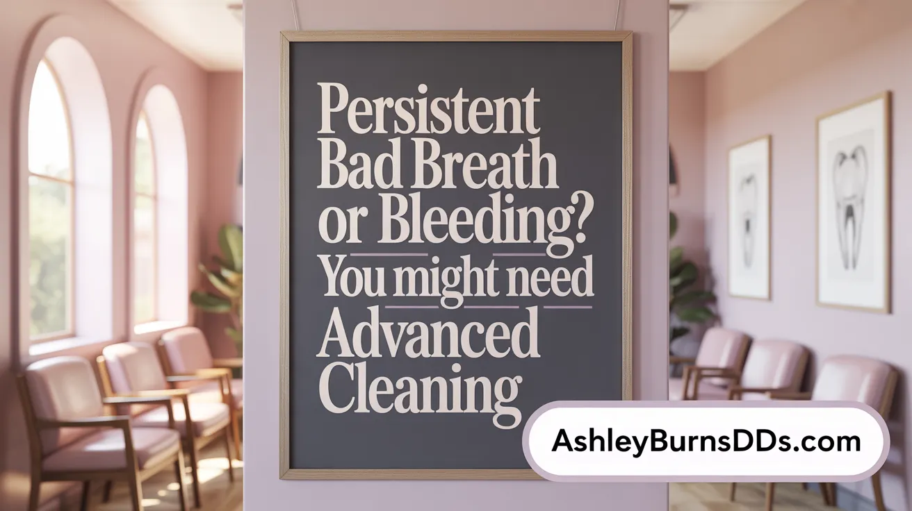 Persistent Bad Breath or Bleeding? You Might Need Advanced Cleaning