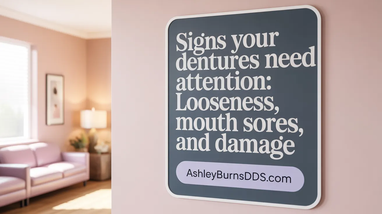 Signs Your Dentures Need Attention: Looseness, Mouth Sores, and Damage