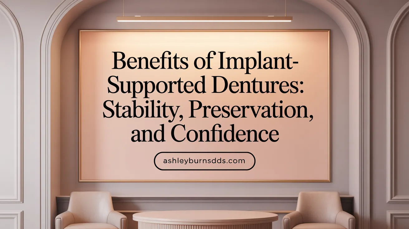 Benefits of Implant-Supported Dentures: Stability, Preservation, and Confidence