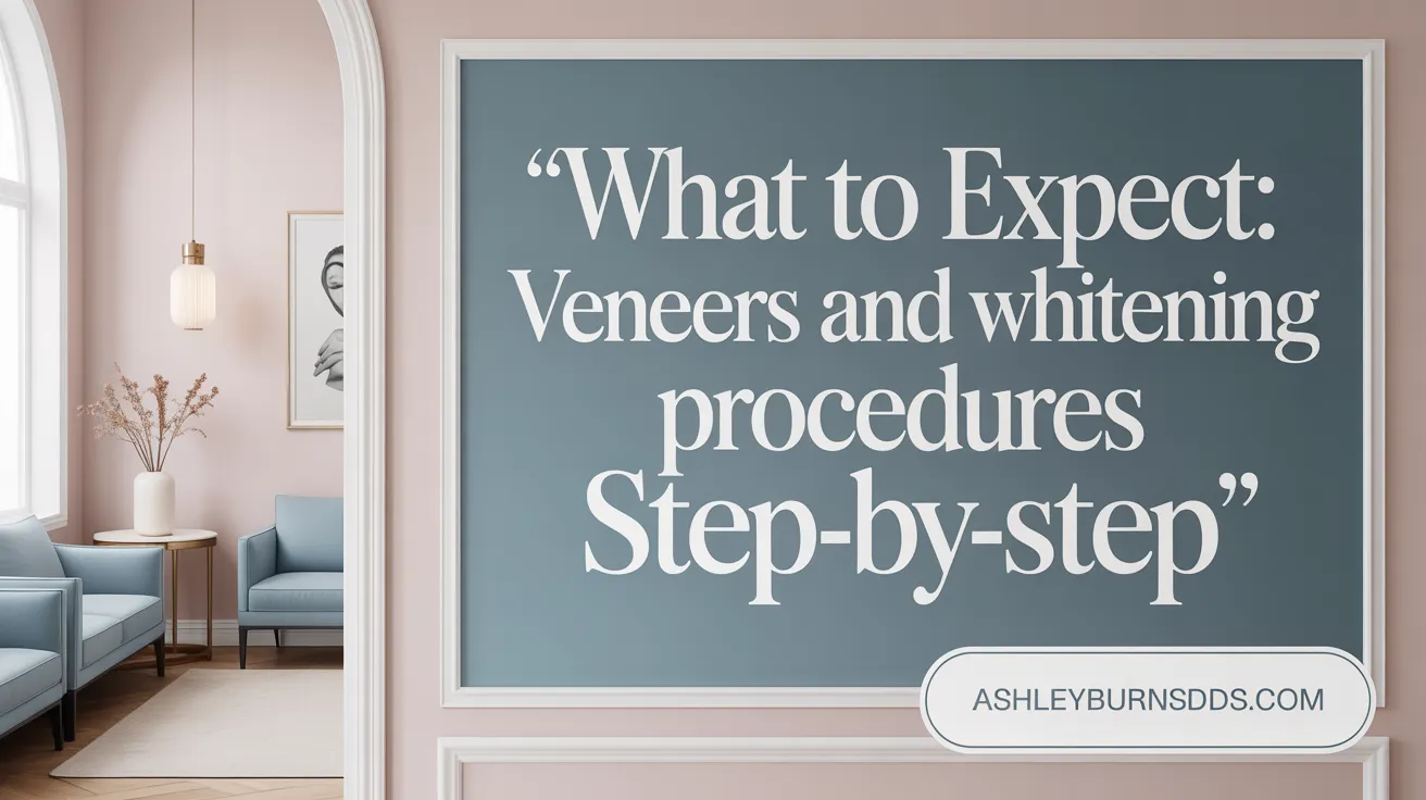 What to Expect: Veneers and Whitening Procedures Step-by-Step