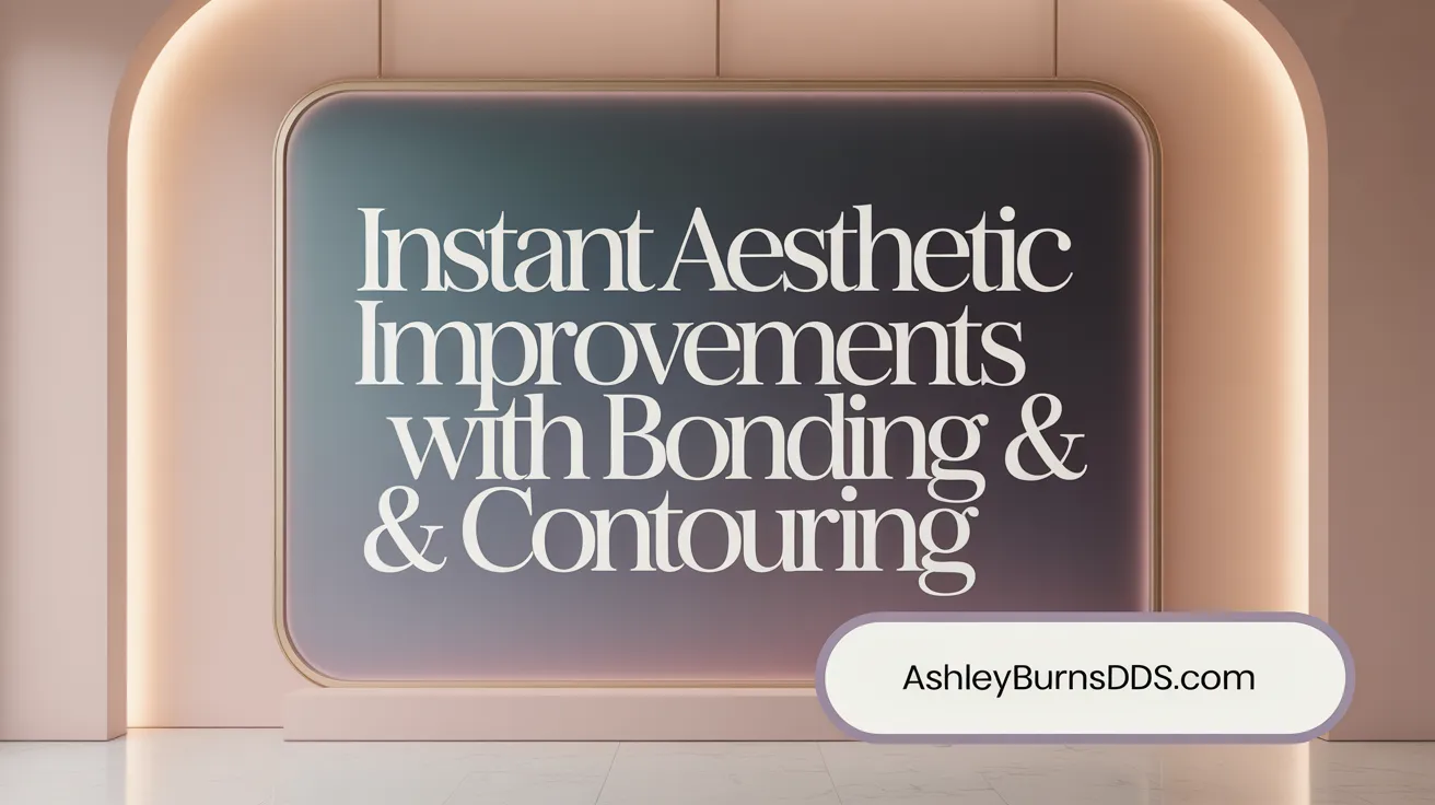 Instant Aesthetic Improvements with Bonding & Contouring