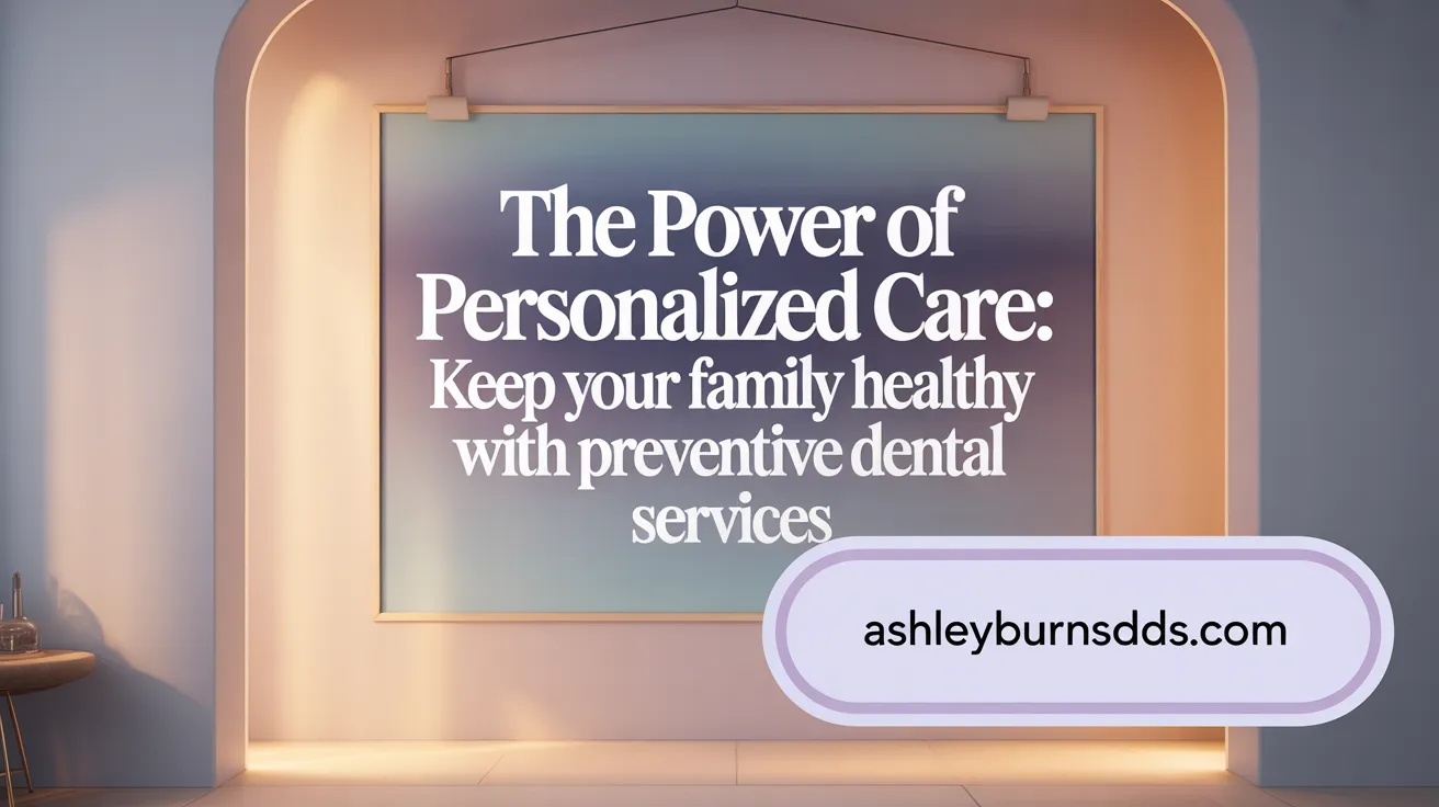 The Power of Personalized Care: Keep Your Family Healthy with Preventive Dental Services