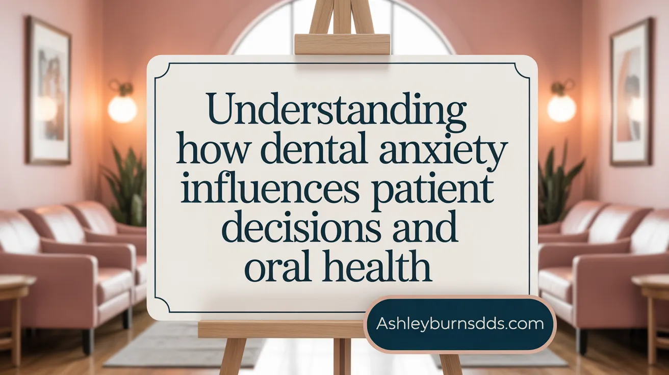 Understanding How Dental Anxiety Shapes Patient Choices and Oral Health