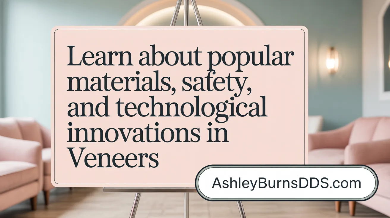 Learn about popular materials, safety, and technological innovations in veneers