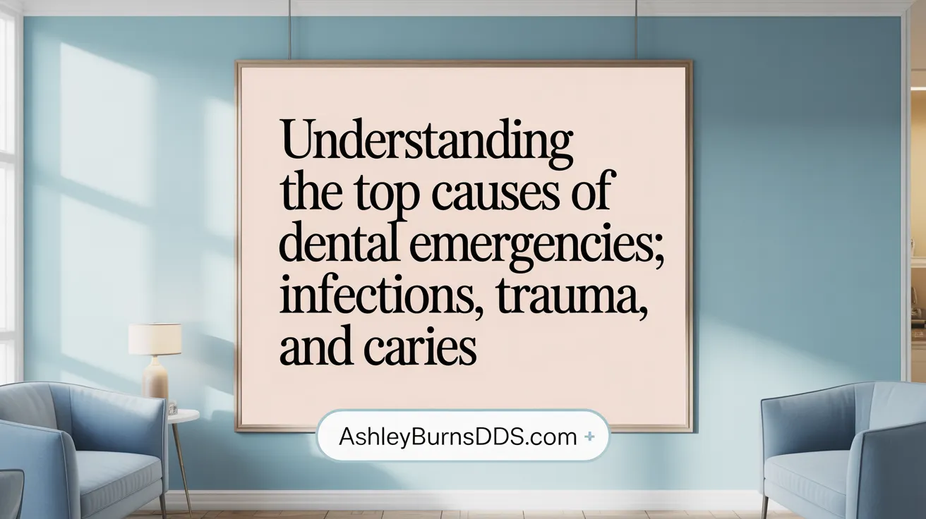 Understanding the Top Causes of Dental Emergencies: Infections, Trauma, and Caries
