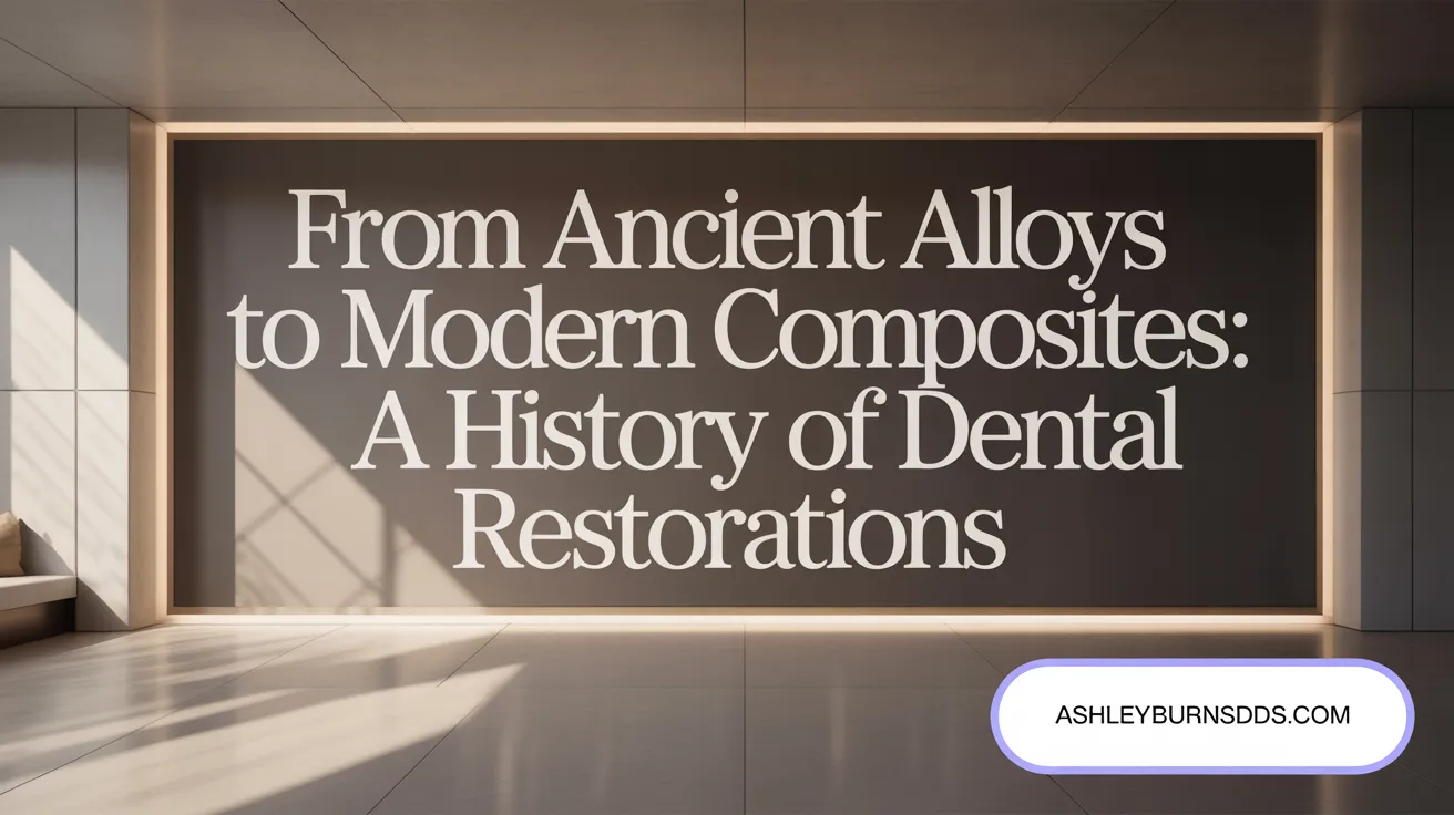 From Ancient Alloys to Modern Composites: A History of Dental Restorations
