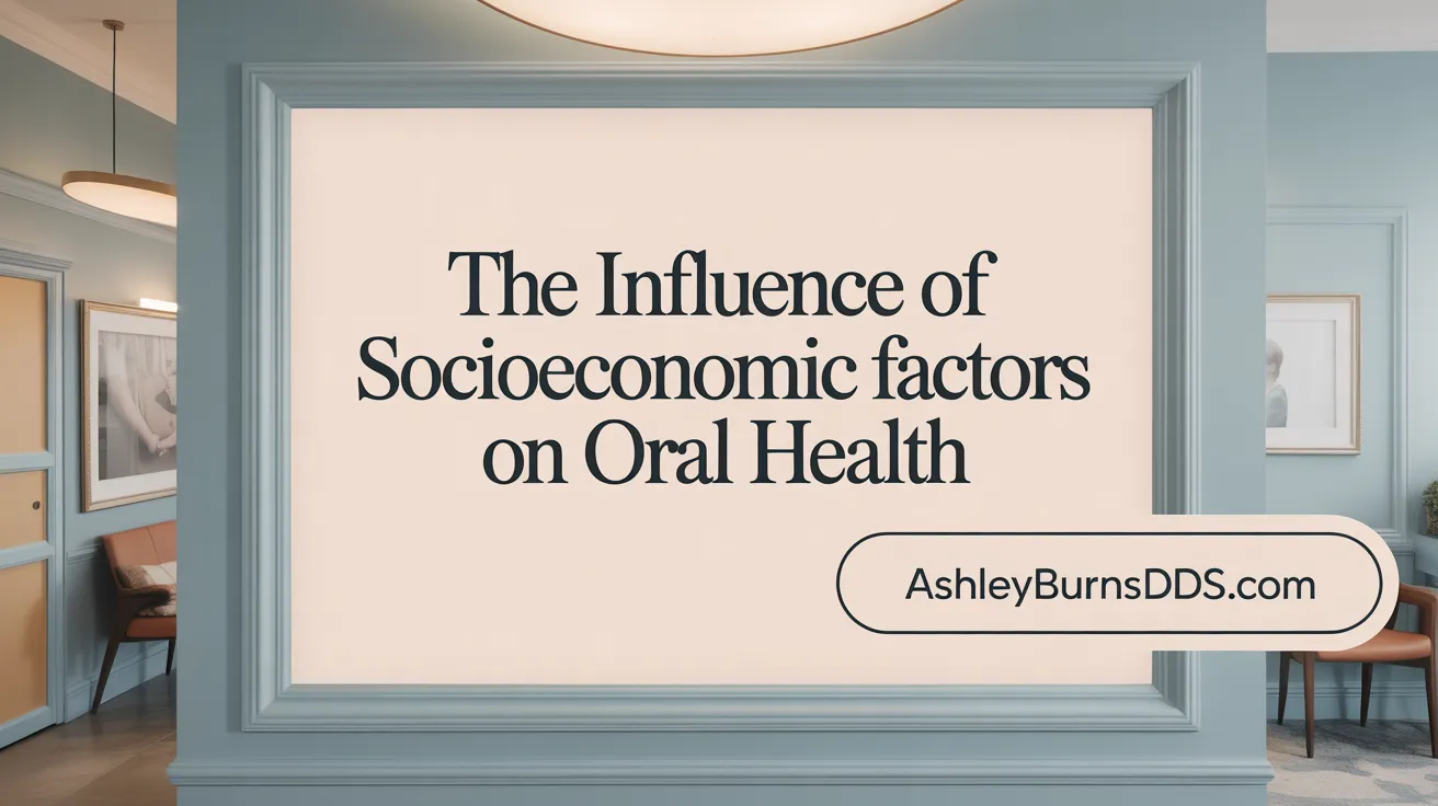 The Influence of Socioeconomic Factors on Oral Health
