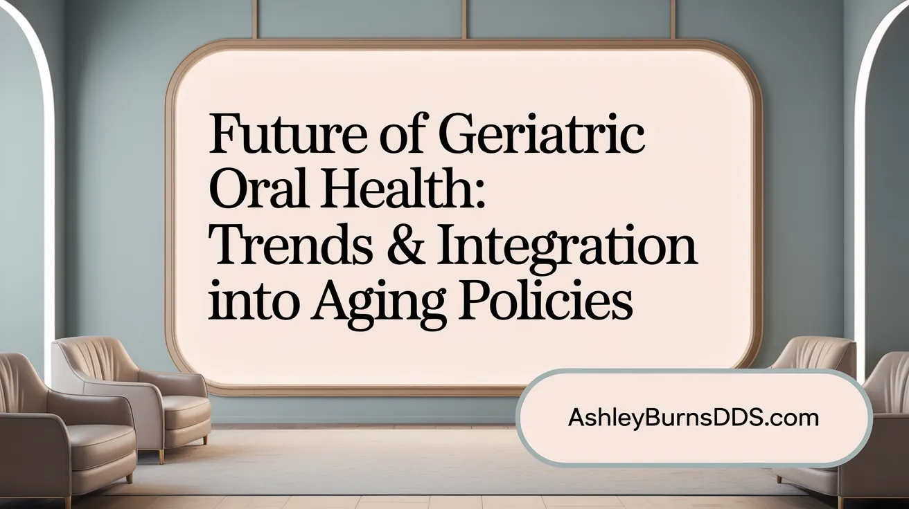 Future of Geriatric Oral Health: Trends & Integration into Aging Policies