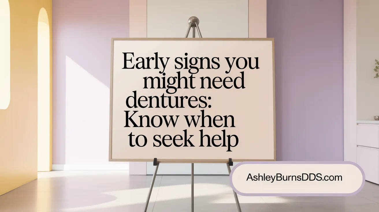 Early Signs You Might Need Dentures: Know When to Seek Help