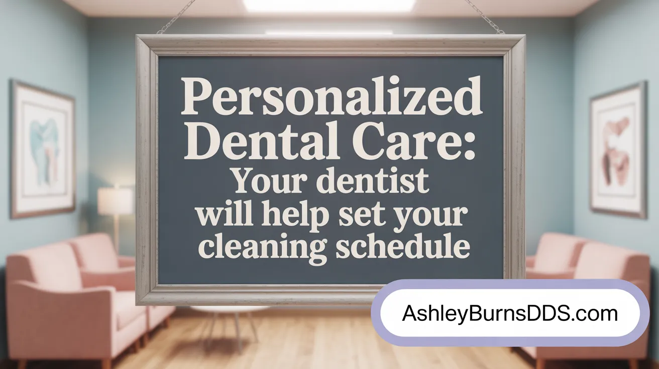 Personalized Dental Care: Your Dentist Will Help Set Your Cleaning Schedule
