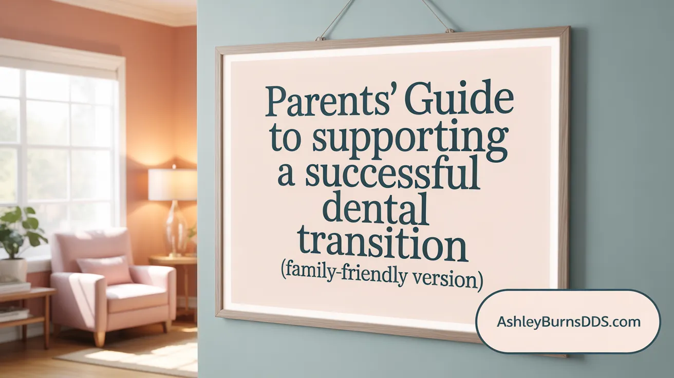 Parents' Guide to Supporting a Successful Dental Transition