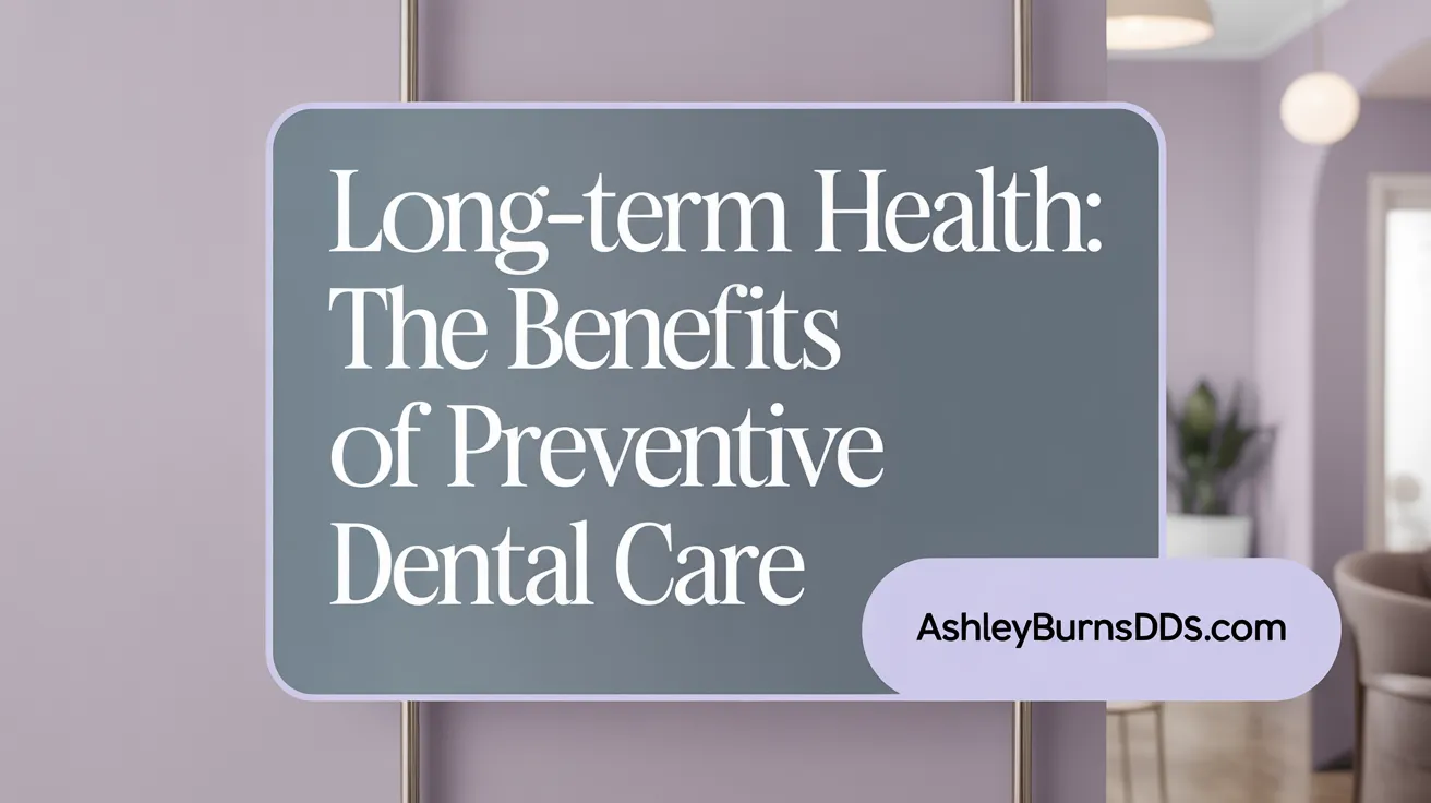 Long-Term Health: The Benefits of Preventive Dental Care