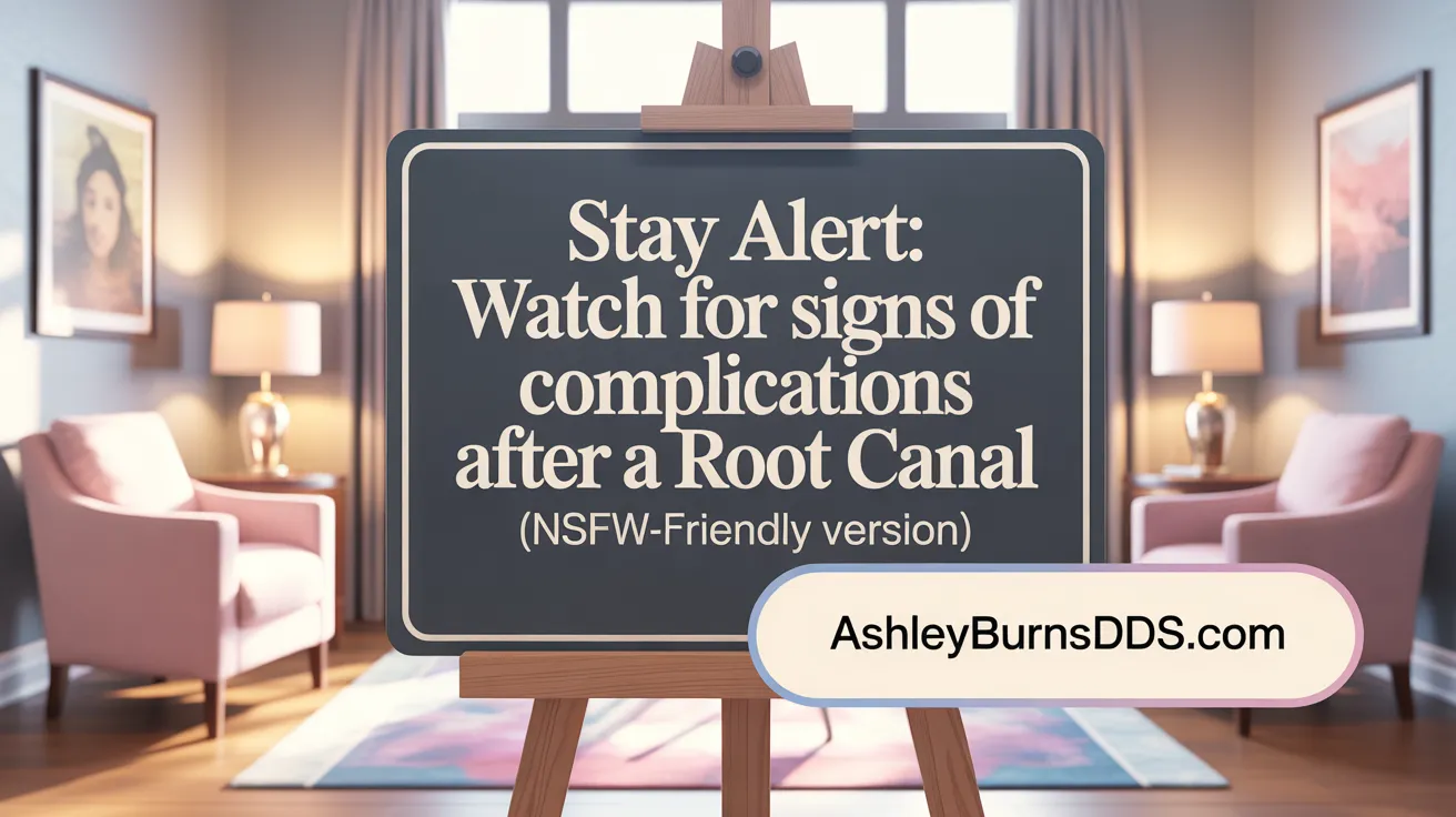 Stay Alert: Watch for Signs of Complications After a Root Canal