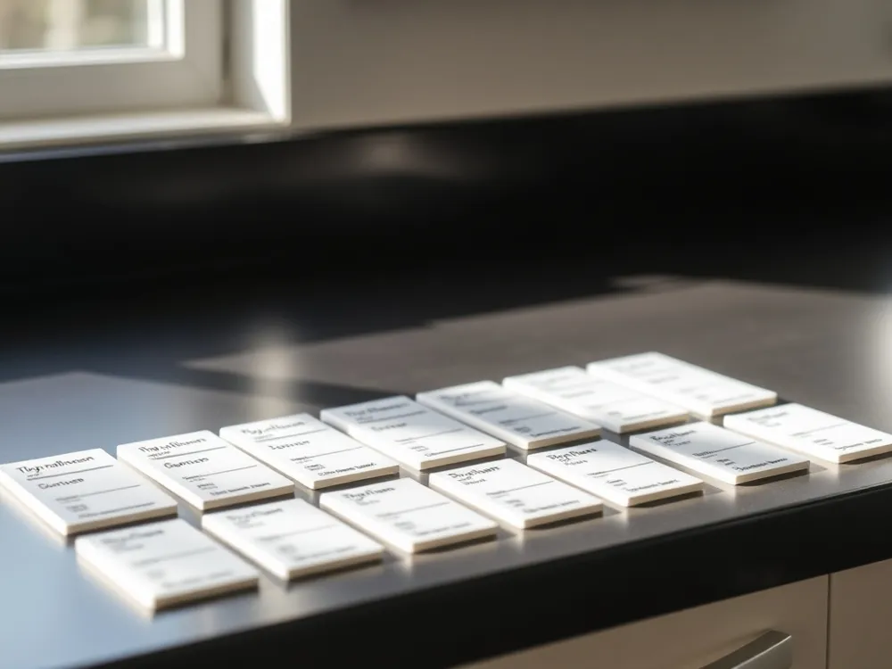 Shade selection relies on the three dimensions of hue, chroma, and value, evaluated through both visual guides and digital instruments for predictable results.